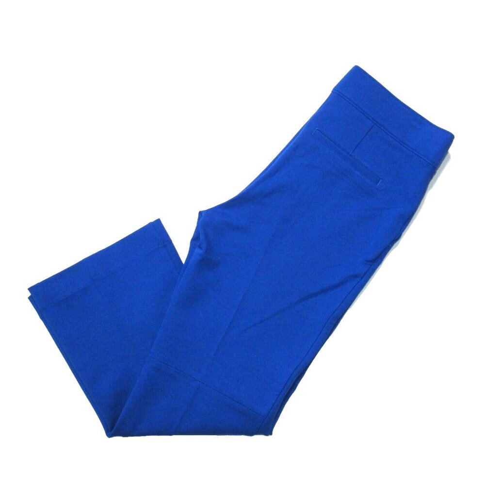 NWT SPANX 20386Q Perfect Kick Flare in Cerulean Blue Knit Ponte Crop Pants LP - Picture 5 of 6